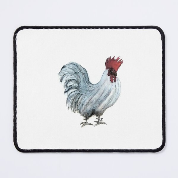 Item preview, white rooster designed and sold by annettetyson.