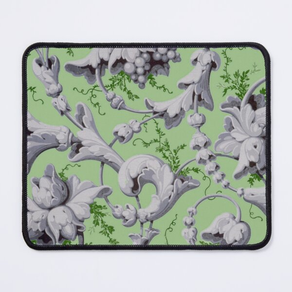Item preview, Green Floreal papier peint designed and sold by OroboroCustom.