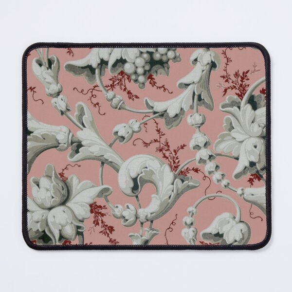 Item preview, Red Floreal papier peint designed and sold by OroboroCustom.