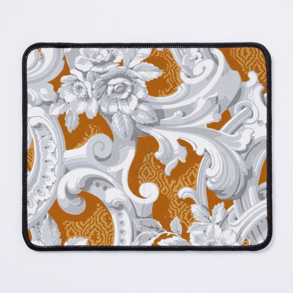 Item preview, Flower and decoration papier peint orange designed and sold by OroboroCustom.