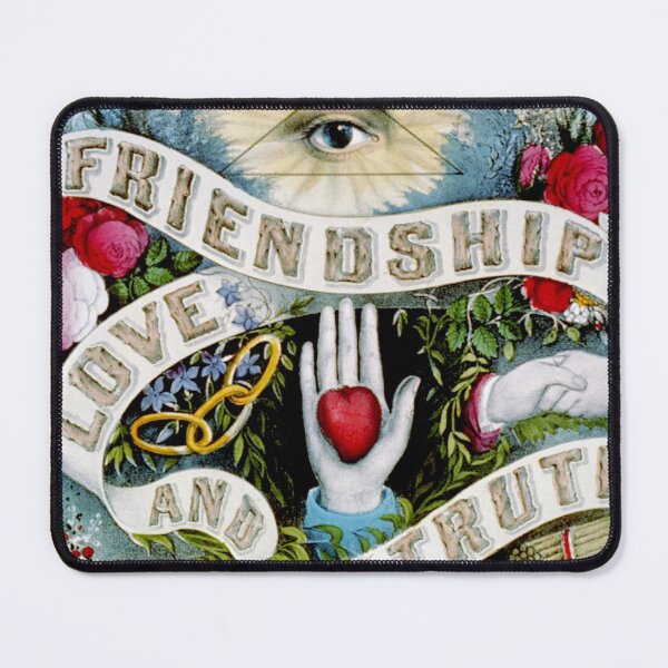 Item preview, Friendship, love and truth designed and sold by OroboroCustom.