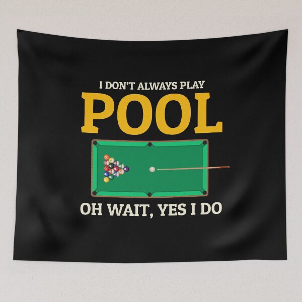 Item preview, Billiards Game Pool Player Cue Ball Sport Funny Saying designed and sold by CuteDesigns1.