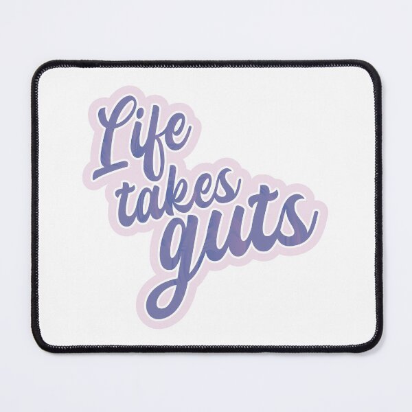 Item preview, Life Takes Guts - Colorful Purple Text designed and sold by TheMajesticGoat.