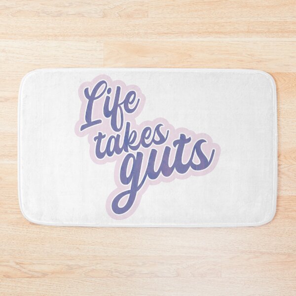 Item preview, Life Takes Guts - Colorful Purple Text designed and sold by TheMajesticGoat.