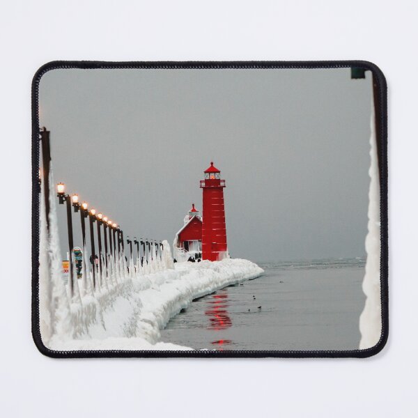 Item preview, The frozen pier in Grand Haven Michigan designed and sold by Michael Deemer.