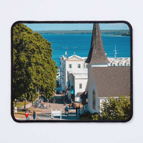 Item preview, Steeple view of Mackinac Island designed and sold by Michael Deemer.