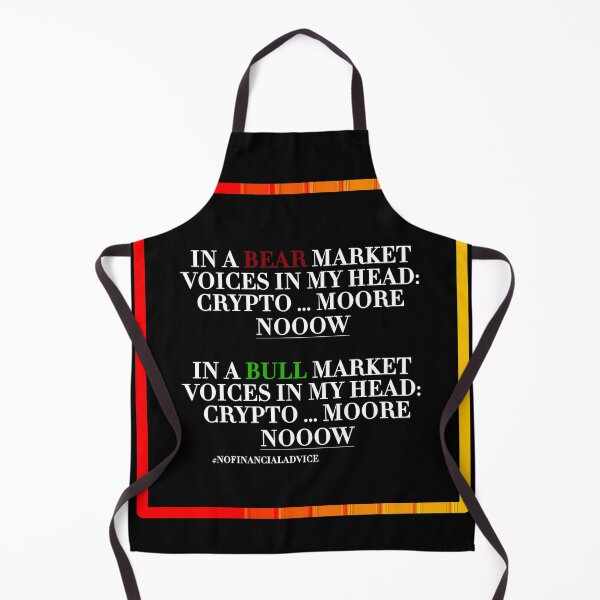 Artikelvorschau, BÄRENMARKT BULLMARKTSTIMMEN IN MEINEM KOPF: JETZT MEHR KRYPTO! #NOFINANCIALADICE entworfen und verkauft von ddodesign.