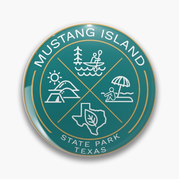 Item preview, Mustang Island State Park Heraldic Logo designed and sold by VanyaKar.