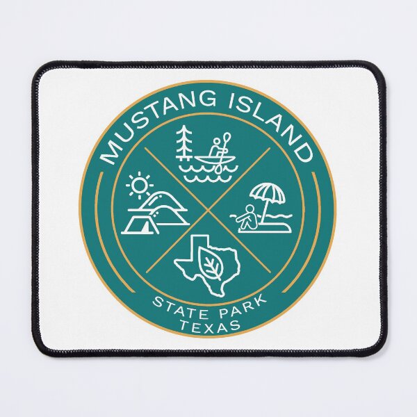 Item preview, Mustang Island State Park Heraldic Logo designed and sold by VanyaKar.