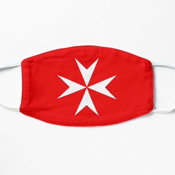 Cross of the Order of St. John. MALTA, MALTESE. Flat Mask