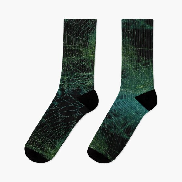 Item preview, Spider Web Glamor in Teal - Goth designed and sold by Xarah.