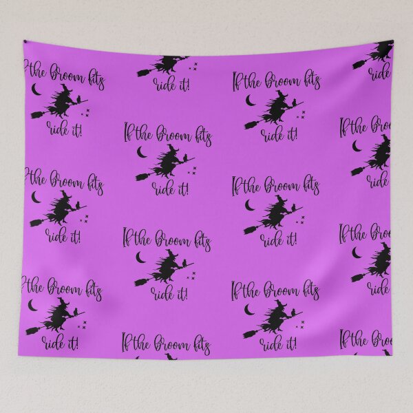 Item preview, If The Broom Fits Ride It designed and sold by Debbie Rodriguez.