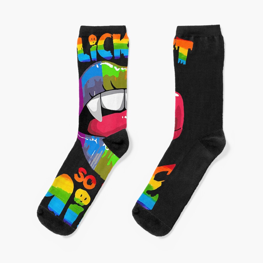 Lesbian socks lick