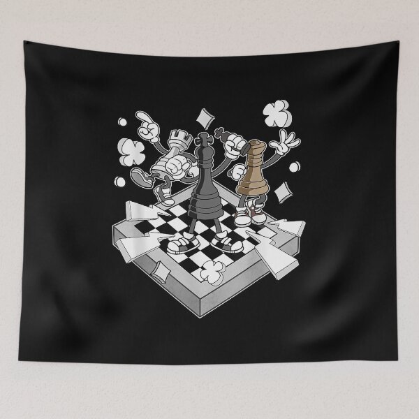Item preview, Retro Chessman Chess Player designed and sold by JaniceRuthArts.
