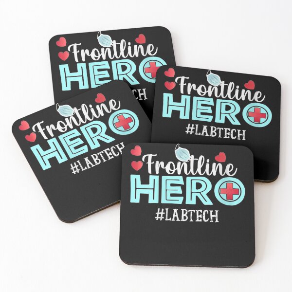 Item preview, Womens Frontline Hero Lab Tech essential workers Thank You Nurses V-Neck  designed and sold by DaiShop.
