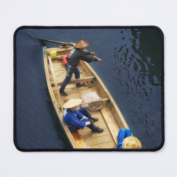 Item preview, Japanese traditional rowboat along Tokyo Canal Photography designed and sold by TokyoDesigns.