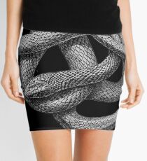 Large Snake Mini Skirt