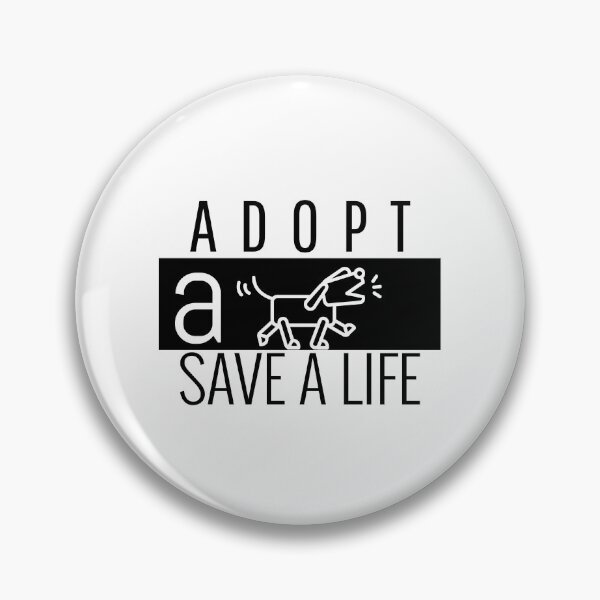 Item preview, Adopt A Dog Save A Life Text design for those who love pet adoption designed and sold by jtancrum61.