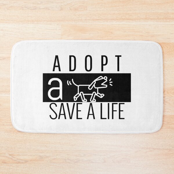 Item preview, Adopt A Dog Save A Life Text design for those who love pet adoption designed and sold by jtancrum61.