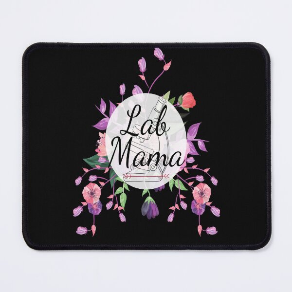Item preview, MEDICAL LAB SCIENTIST TECH LAB MAMA FLORAL MICROSCOPE  designed and sold by Hippiesole.