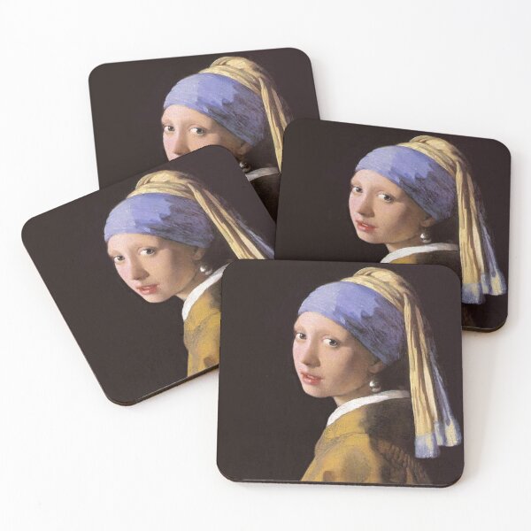 Item preview, Johannes Vermeer (1632 - 1675): Girl with a Pearl Earring, c. 1665, Oil on canvas, 46,5 x 40 cm, Mauritshuis, The Hague designed and sold by Art Outlaws.