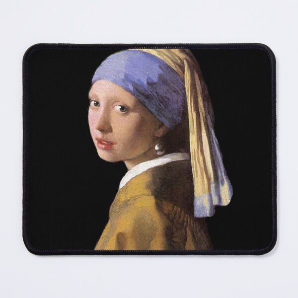 Item preview, Johannes Vermeer (1632 - 1675): Girl with a Pearl Earring, c. 1665, Oil on canvas, 46,5 x 40 cm, Mauritshuis, The Hague designed and sold by Art Outlaws.