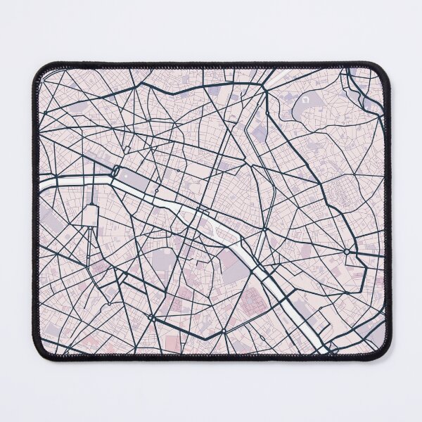 Item preview, Paris City Map, France  designed and sold by TheRedFinch.
