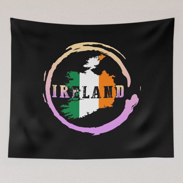 Item preview, Ireland Flag Irish Pride Patriotic National Tourist Vacation Long Sleeve  designed and sold by RogerGift.