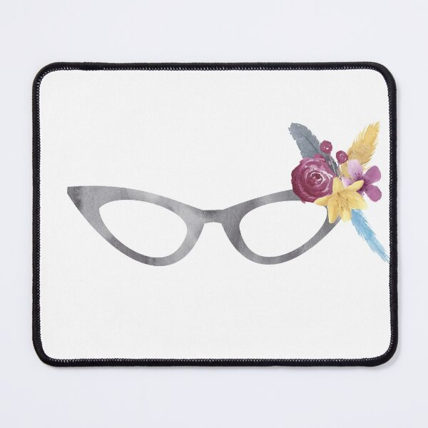 Item preview, Cat Eyeglasses With A Floral Bouquet designed and sold by Primroaddesigns.