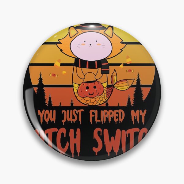 Item preview, Kawaii Cat Buckle Up Buttercup You Just Flipped My Witch Switch designed and sold by ROBYNDSON.