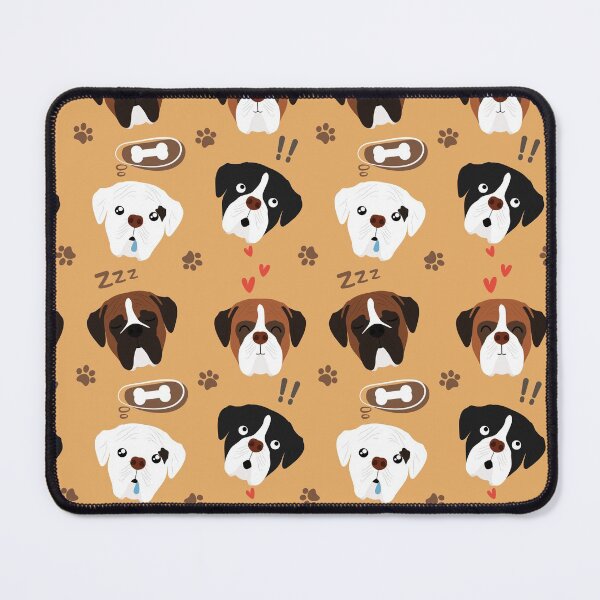 Item preview, Boxer Dog Head Emoji designed and sold by Lulupainting.
