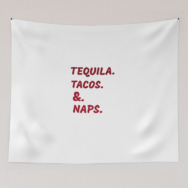 Item preview, Funny Tacos Quote Tequila Tacos And Naps Quote Gift Idea  designed and sold by medbdj.