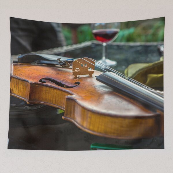 Item preview, Violin with wine designed and sold by Dave Hare Photography.