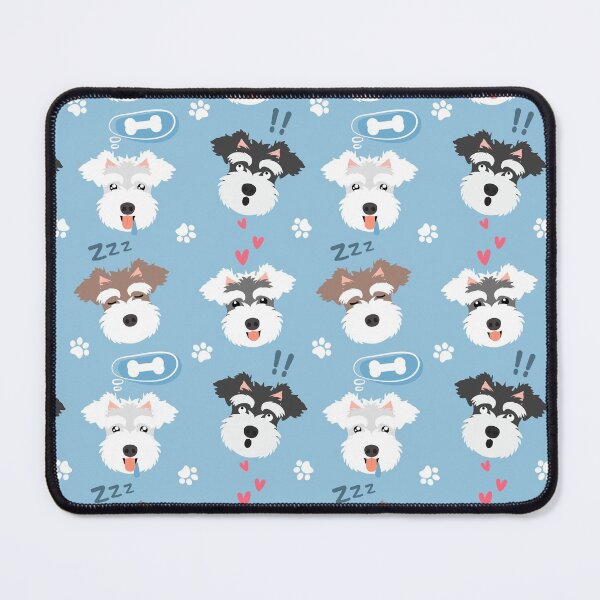 Item preview, Kawaii Miniature Schnauzer Emoji designed and sold by Lulupainting.