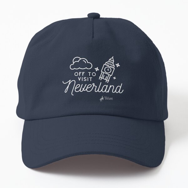 Off to Neverland in White Dad Hat