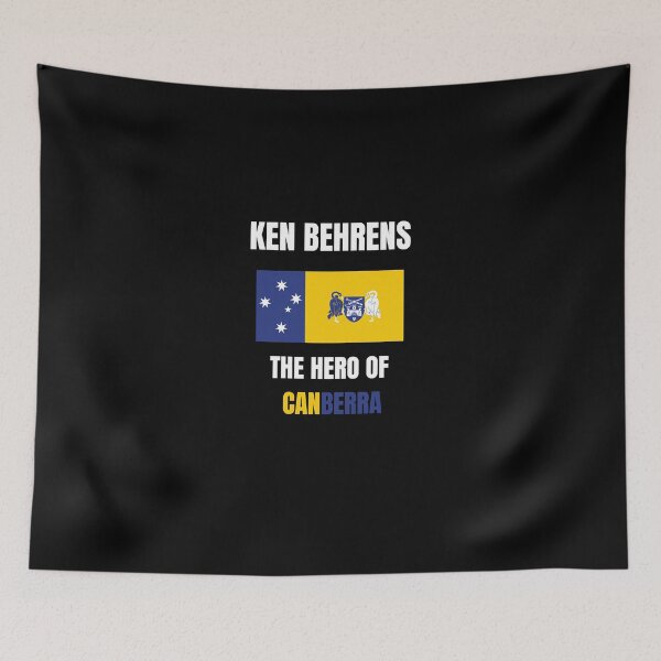Item preview, Ken Behrens The Hero of Canberra designed and sold by ROBYNDSON.