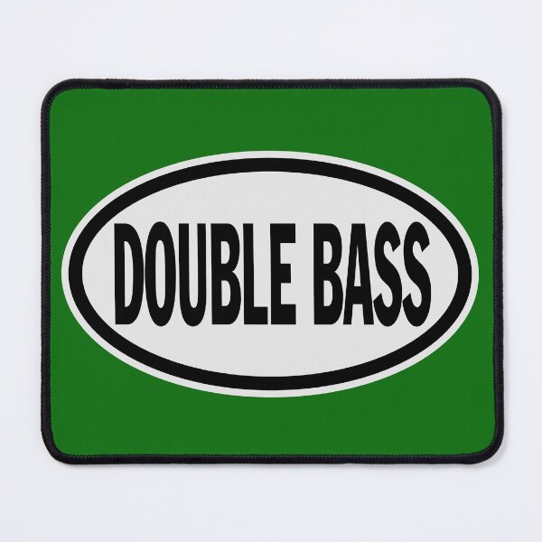 Item preview, DOUBLE BASS OVAL ART designed and sold by WOOFANG.