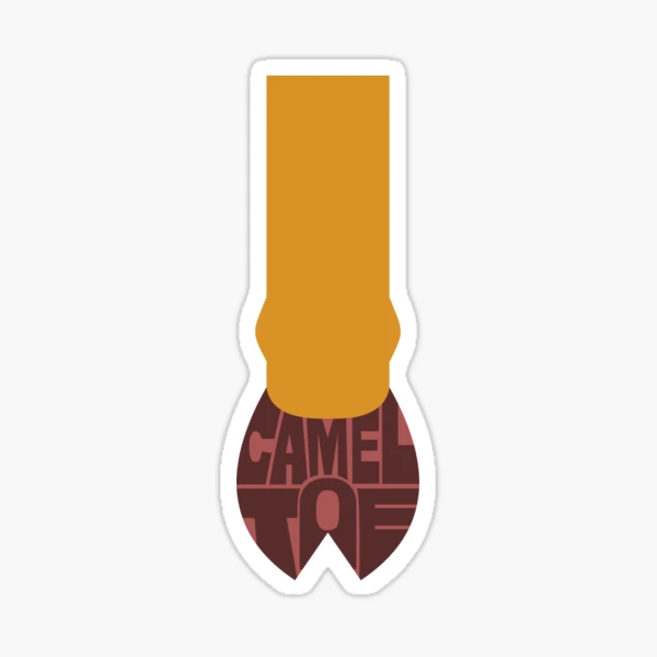 Camel toes Sticker for Sale by beerman70