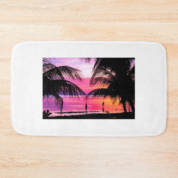 Item preview, Pink & Purple Sunset At Beautiful Beach designed and sold by AidenChen.