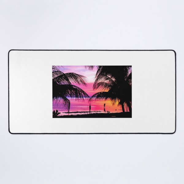 Item preview, Pink & Purple Sunset At Beautiful Beach designed and sold by AidenChen.