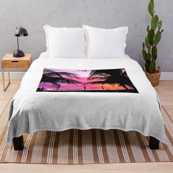 Item preview, Pink & Purple Sunset At Beautiful Beach designed and sold by AidenChen.