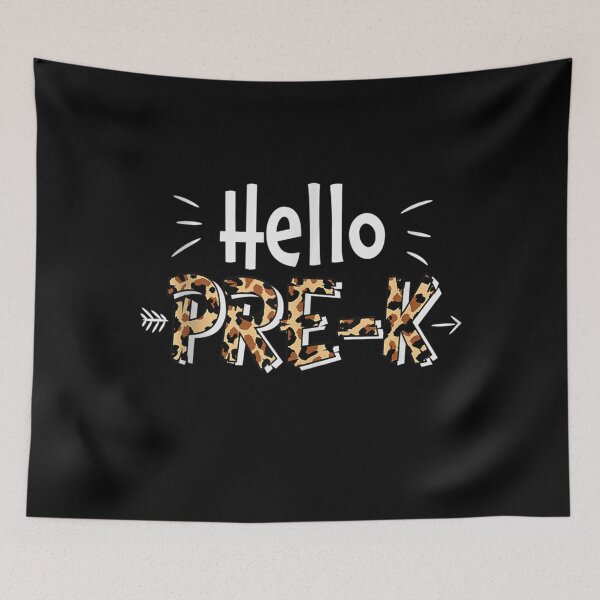 Item preview, Hello Leopard Pre-K First Day Of Preschool Back To School Tank Top designed and sold by CadellShop.