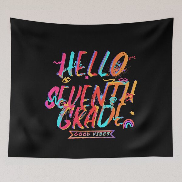 Item preview, Hello Seventh Grade designed and sold by TamGustam.