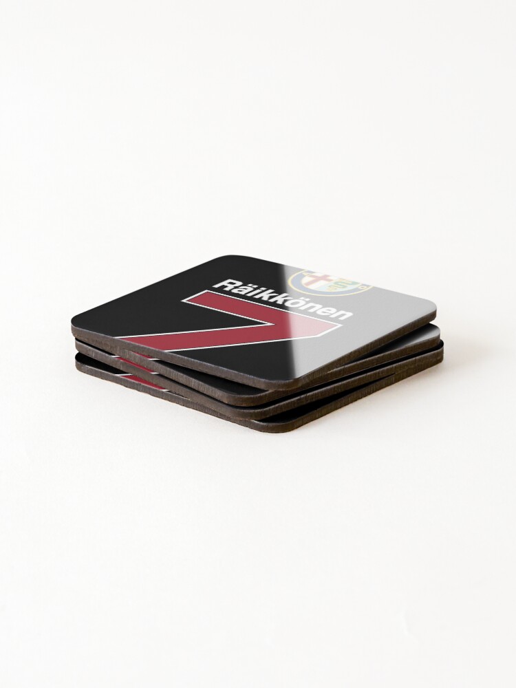 Thumbnail 4 of 5, Coasters (Set of 4), Kimi Raikkonen designed and sold by ROBYNDSON.