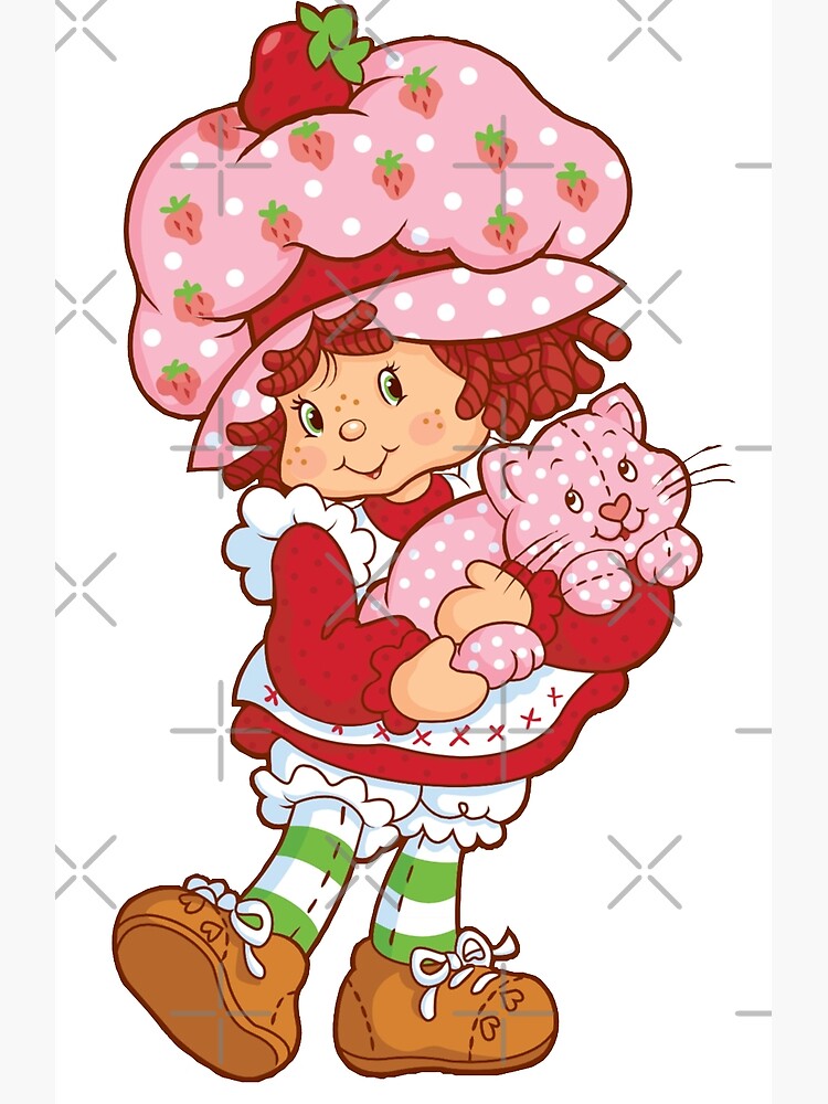 traditional strawberry shortcake cartoon