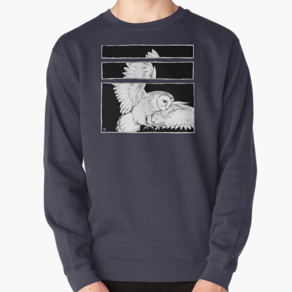 White Owl Pullover Sweatshirt
