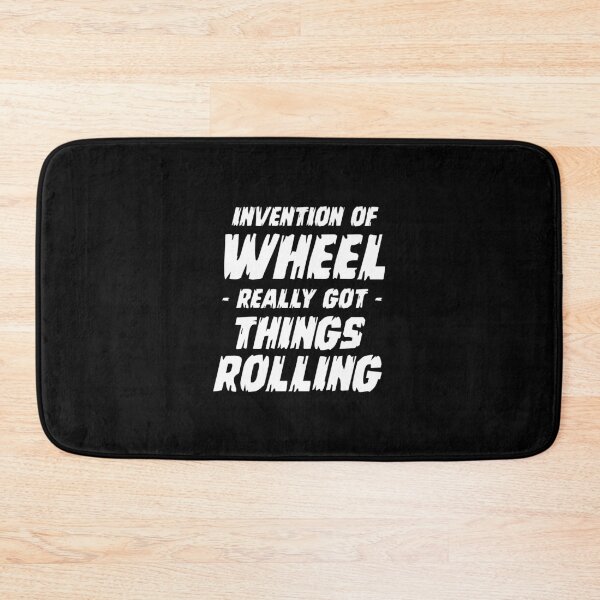 Item preview, Invention of wheel really got things rolling designed and sold by Zexten.