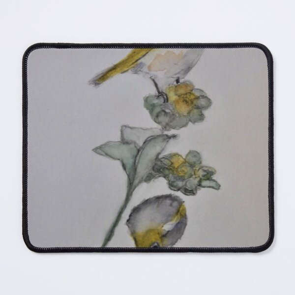 Item preview, Silvereyes on Wild Tobacco designed and sold by annettetyson.