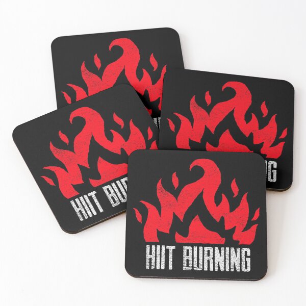 Item preview, HIIT BURNING ► HIIT // BODYBUILDING // WORKOUT // MOTIVATIONAL designed and sold by MORE-THE-BRAND.