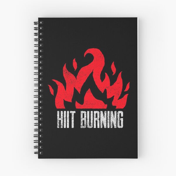 Item preview, HIIT BURNING ► HIIT // BODYBUILDING // WORKOUT // MOTIVATIONAL designed and sold by MORE-THE-BRAND.